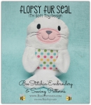 Flopsy Fur Seal - ITH Seal Softie 4x4 5x7 6x10 8x12
