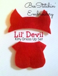 Lil Devil Clothing Set - Miss Kitty & Tom Kitty