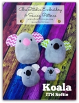 Koala Egg Softie - ITH - 4x4 5x7 6x10 8x10