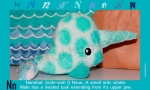 Whale or NarWal softie- SemiITH 5x7