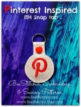 Pinterest ITH Snap Tab - 4x4 Embroidery Design